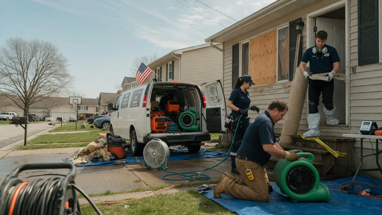 Water Damage Restoration in Nelsonville, WI near me